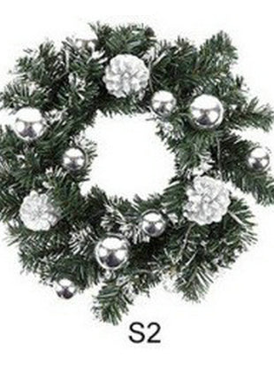Christmas Wreath Decoration With Lights