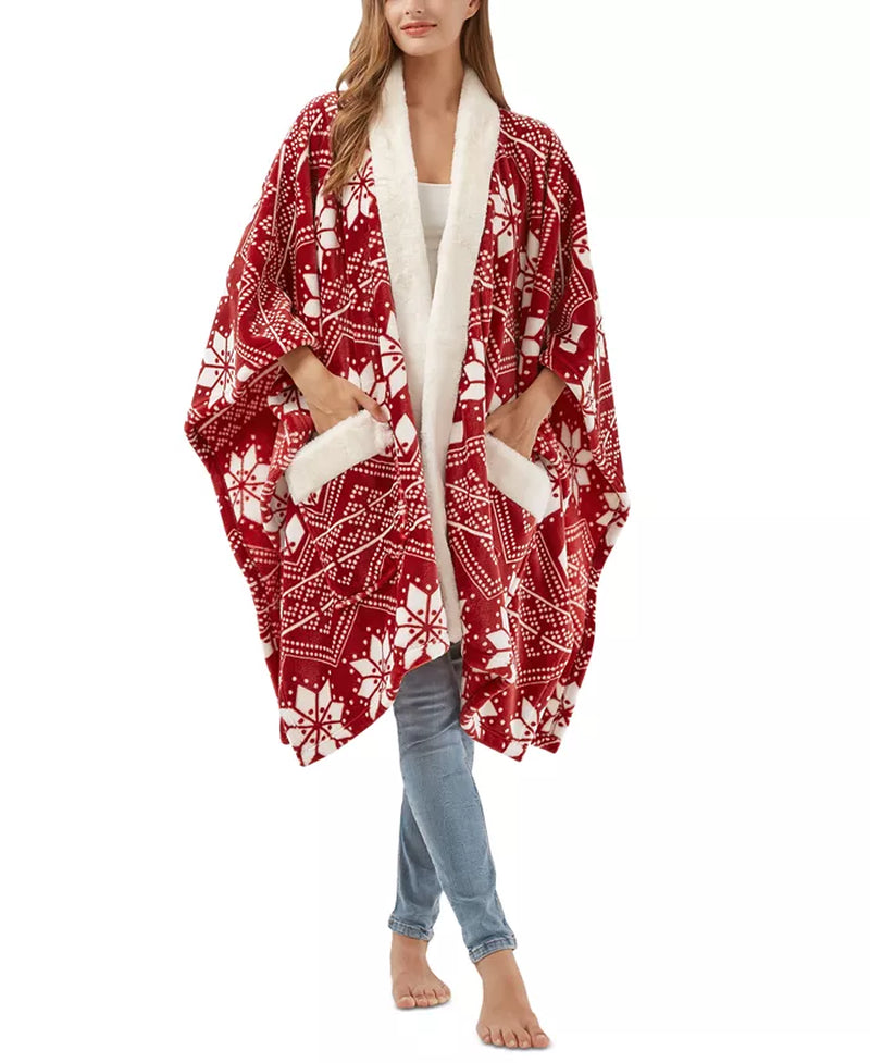 Cozy Plush Printed Wrap, 50" X 70", Exclusively at MacyâS (A $30 Value)