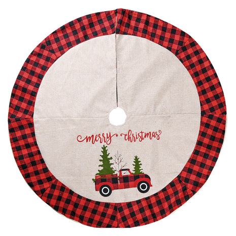 Plaid Christmas Tree Skirt