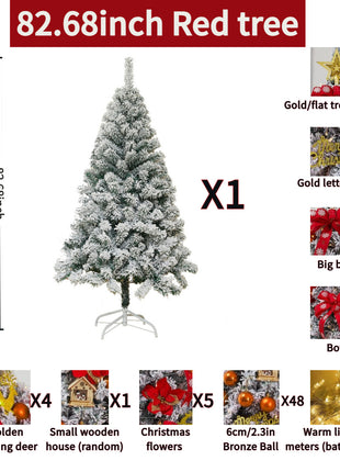 7FT Pre Decorated Christmas Tree