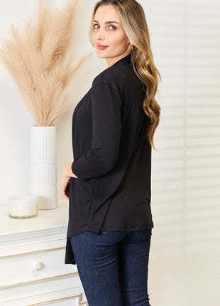 Culture Code Full Size Open Front Cardigan - MimiStylez