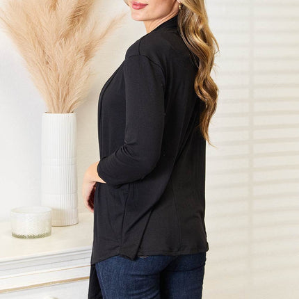 Culture Code Full Size Open Front Cardigan - MimiStylez