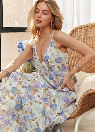 ADORA Bow Back Floral Cami Dress - MimiStylez
