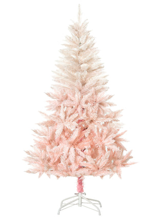 7FT Pencil Christmas Tree With Metal Stand Automatic Open