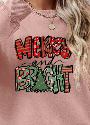 MERRY AND BRIGHT Long Sleeve Sweatshirt - MimiStylez
