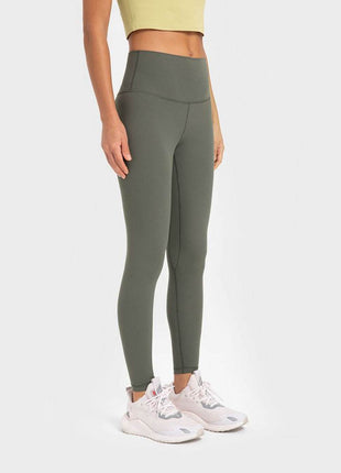 Highly Stretchy Wide Waistband Yoga Leggings - MimiStylez