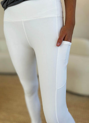 Wide Waistband Sports Leggings - MimiStylez