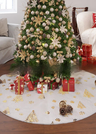 Christmas Snowflake Christmas Tree Skirt