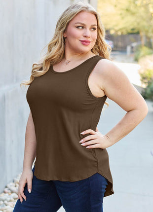 Basic Bae Full Size Round Neck Tank - MimiStylez