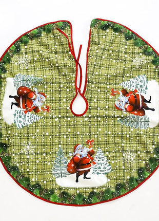 Christmas tree skirt Christmas tree decorations Christmas gifts Christmas scene matching