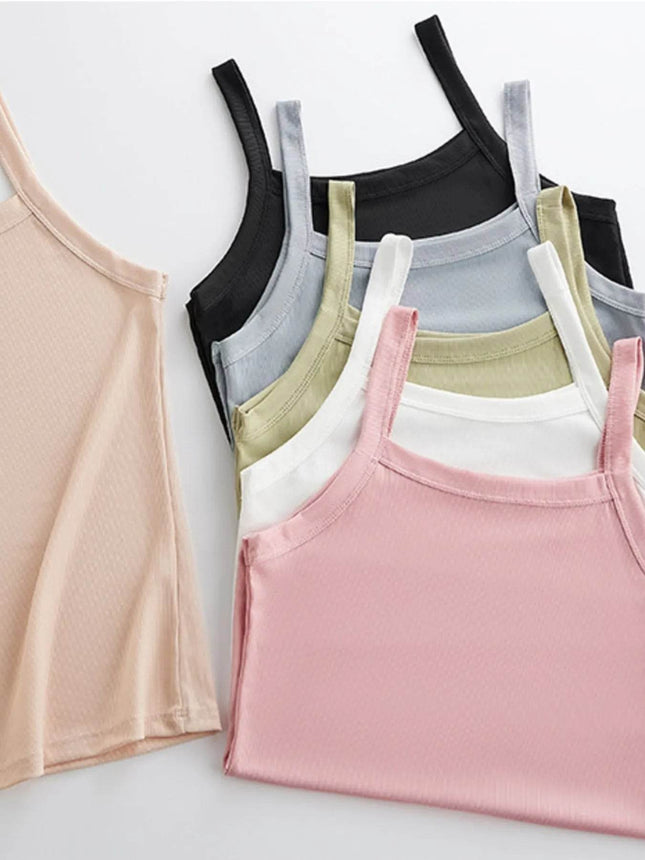 Plus Size Scoop Neck Tank Top - MimiStylez