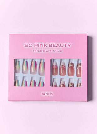 SO PINK BEAUTY Press On Nails 2 Packs - MimiStylez
