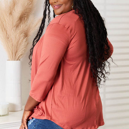 Culture Code Full Size Open Front Cardigan - MimiStylez