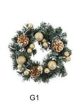 Christmas Wreath Decoration With Lights