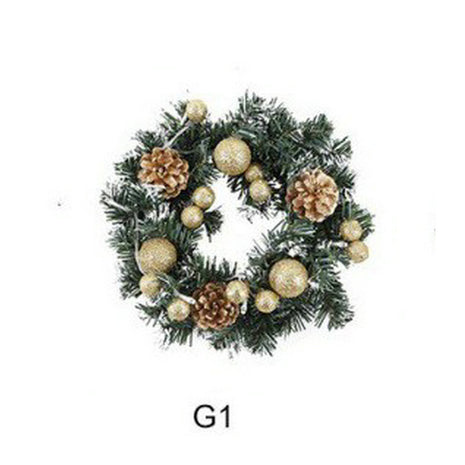 Christmas Wreath Decoration With Lights
