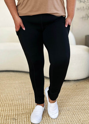 Wide Waistband Sports Leggings - MimiStylez
