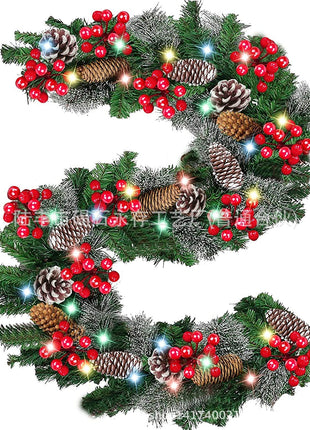 Christmas Decorated Garland Pre Lit