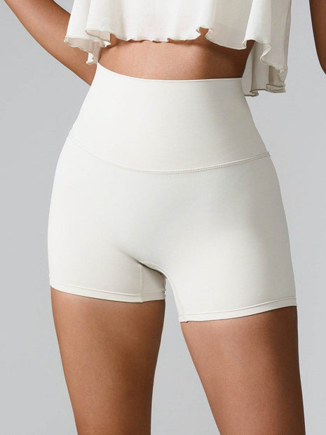 High Waist Active Shorts - MimiStylez