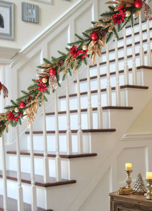 6FT Christmas Garland - Decorated Unlit