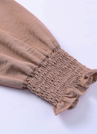 Tied Flounce Sleeve Plunge Romper - MimiStylez