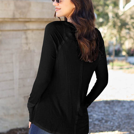 Basic Bae Full Size Round Neck Long Sleeve T-Shirt - MimiStylez