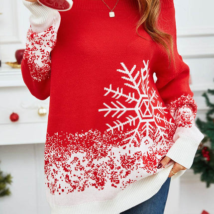 Off-Shoulder Long Sleeve Sweater - MimiStylez