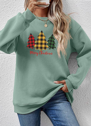 MERRY CHRISTMAS Dropped Shoulder Sweatshirt - MimiStylez