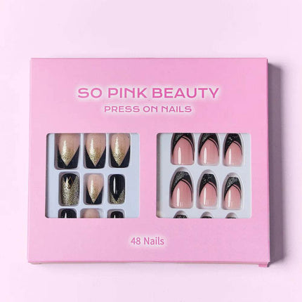 SO PINK BEAUTY Press On Nails 2 Packs - MimiStylez