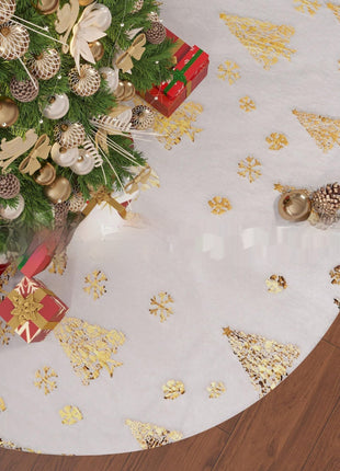 Christmas Snowflake Christmas Tree Skirt