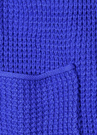 Zenana Full Size Waffle-Knit Open Front Cardigan - MimiStylez