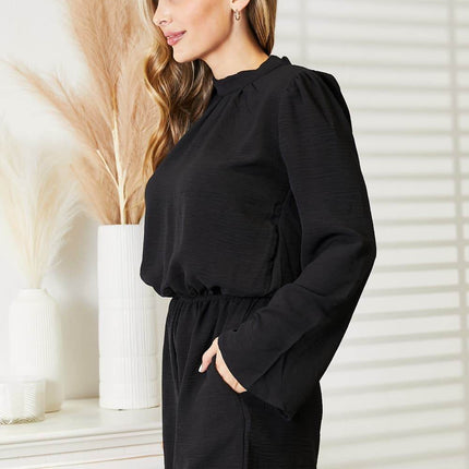 Culture Code Full Size Open Back Romper with Pockets - MimiStylez