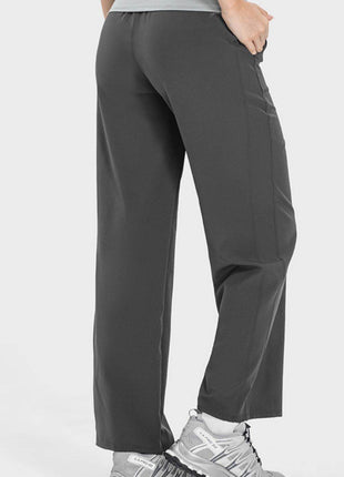 Drawstring Pocketed Active Pants - MimiStylez
