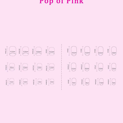 SO PINK BEAUTY Press On Nails 2 Packs - MimiStylez