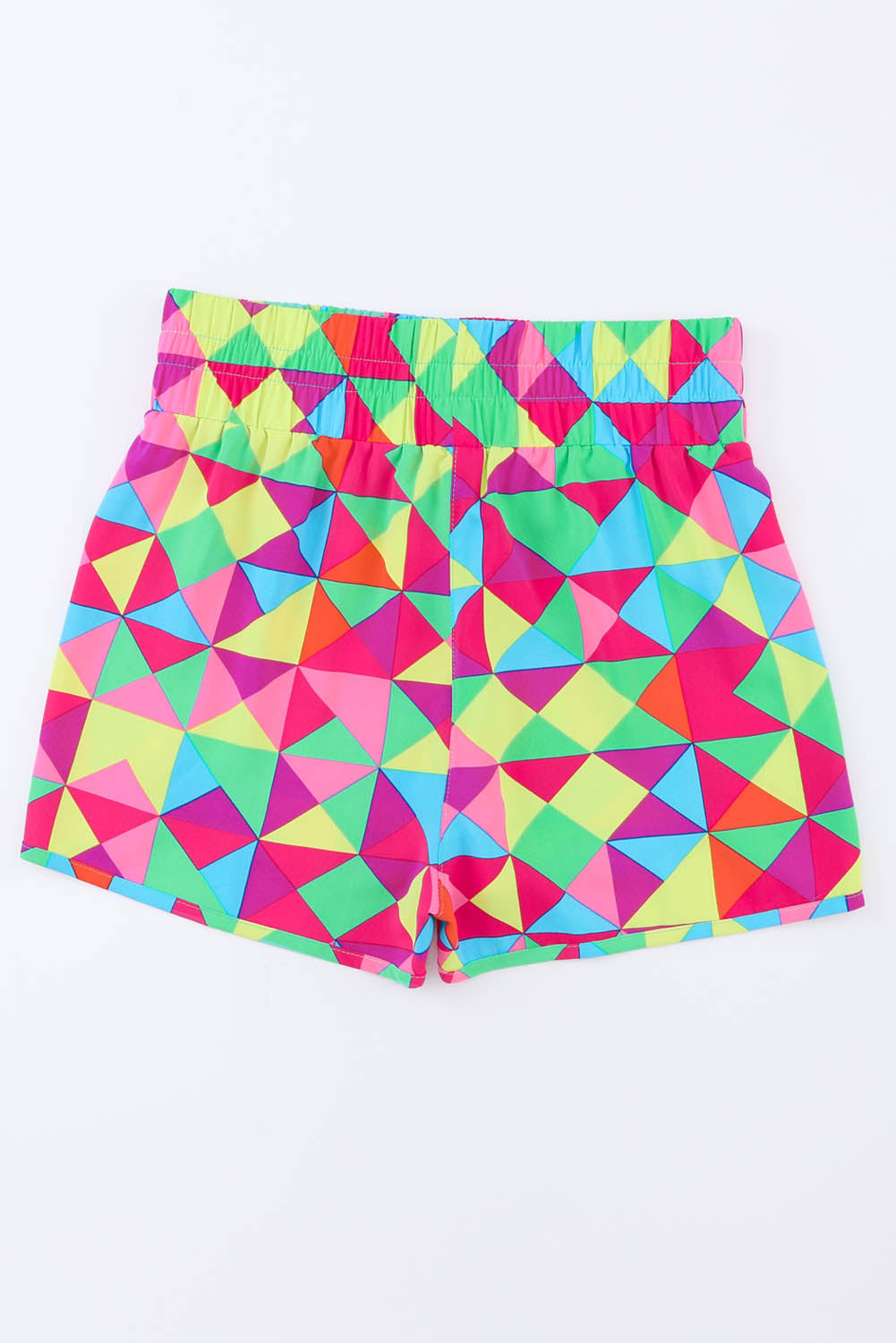 Shorts con cintura elástica y bloques de color