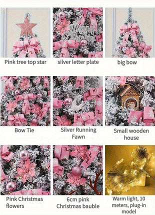 6FT Pre Decorated, Pre Lit Christmas Tree