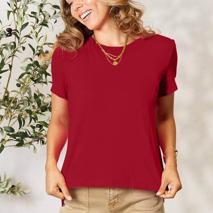 Basic Bae Full Size Round Neck Short Sleeve T-Shirt - MimiStylez