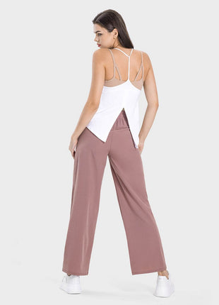 Drawstring Pocketed Active Pants - MimiStylez