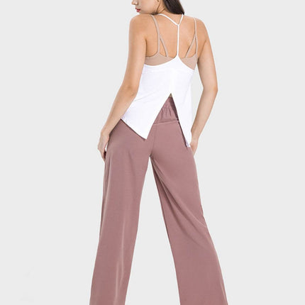 Drawstring Pocketed Active Pants - MimiStylez