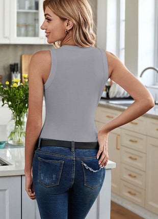 Solid Round Neck Tank - MimiStylez