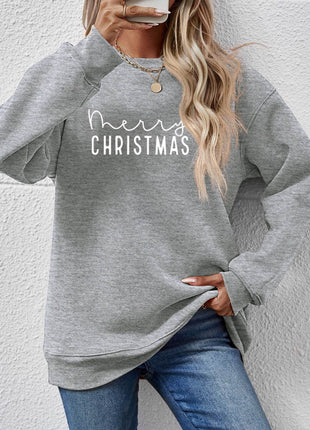 MERRY CHRISTMAS Dropped Shoulder Sweatshirt - MimiStylez
