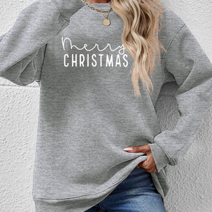 MERRY CHRISTMAS Dropped Shoulder Sweatshirt - MimiStylez