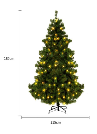Pre Lit Cedar Christmas Tree Flocked Christmas With 800 Branch Tips, 250 Lights
