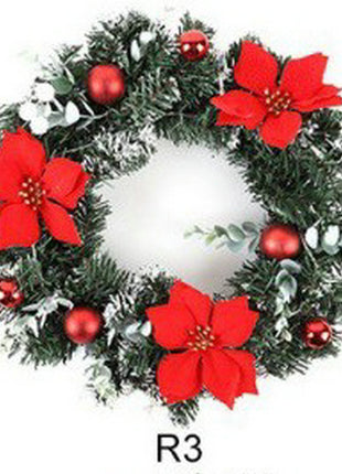 Christmas Wreath Decoration With Lights