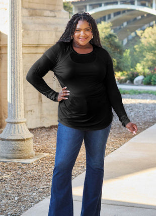 Basic Bae Full Size Round Neck Long Sleeve T-Shirt - MimiStylez