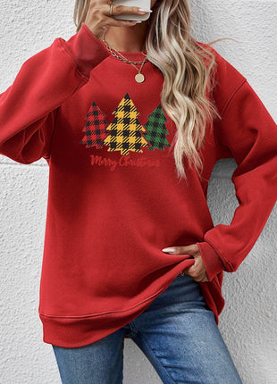 MERRY CHRISTMAS Dropped Shoulder Sweatshirt - MimiStylez