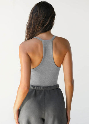 Scoop Neck Wide Strap Tank - MimiStylez