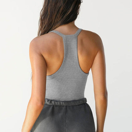 Scoop Neck Wide Strap Tank - MimiStylez