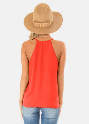 Full Size Surplice Spaghetti Strap Top - MimiStylez