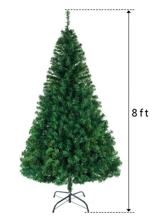 8FT Unlit Green Christmas Tree