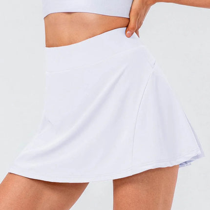 High Waist Pleated Active Skirt - MimiStylez